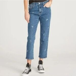 Driftwood Wyatt High Rise Straight Jean Size 25